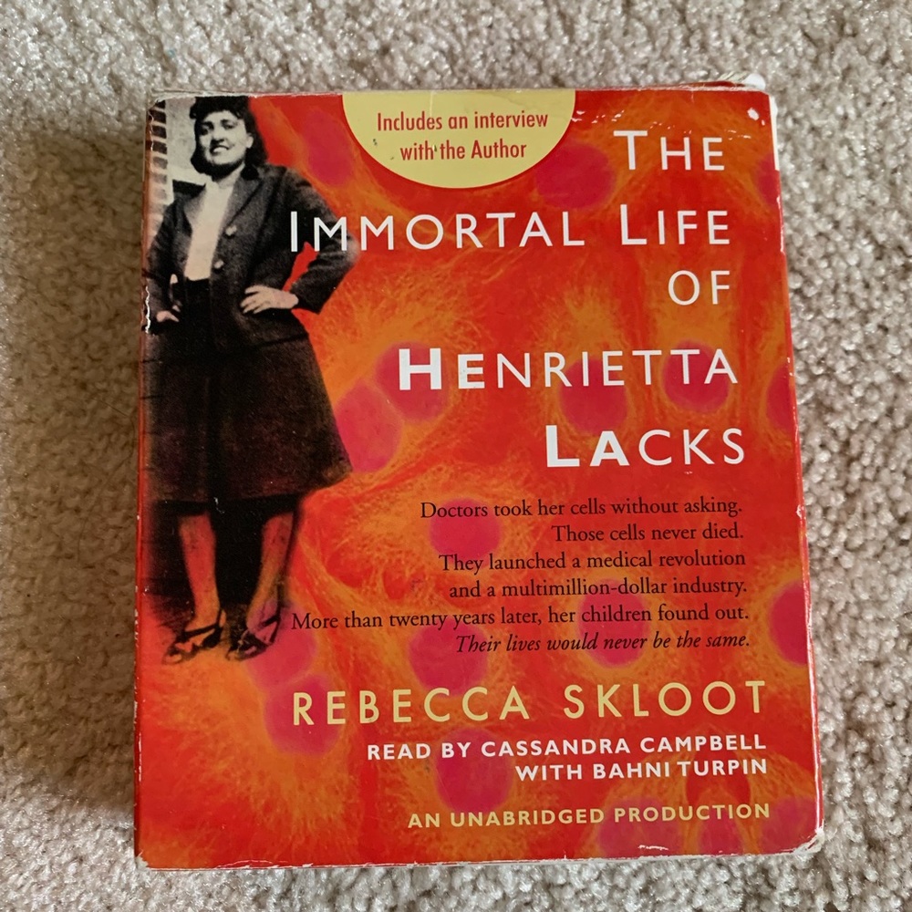 The Immortal Life of Henrietta Lacks on disc